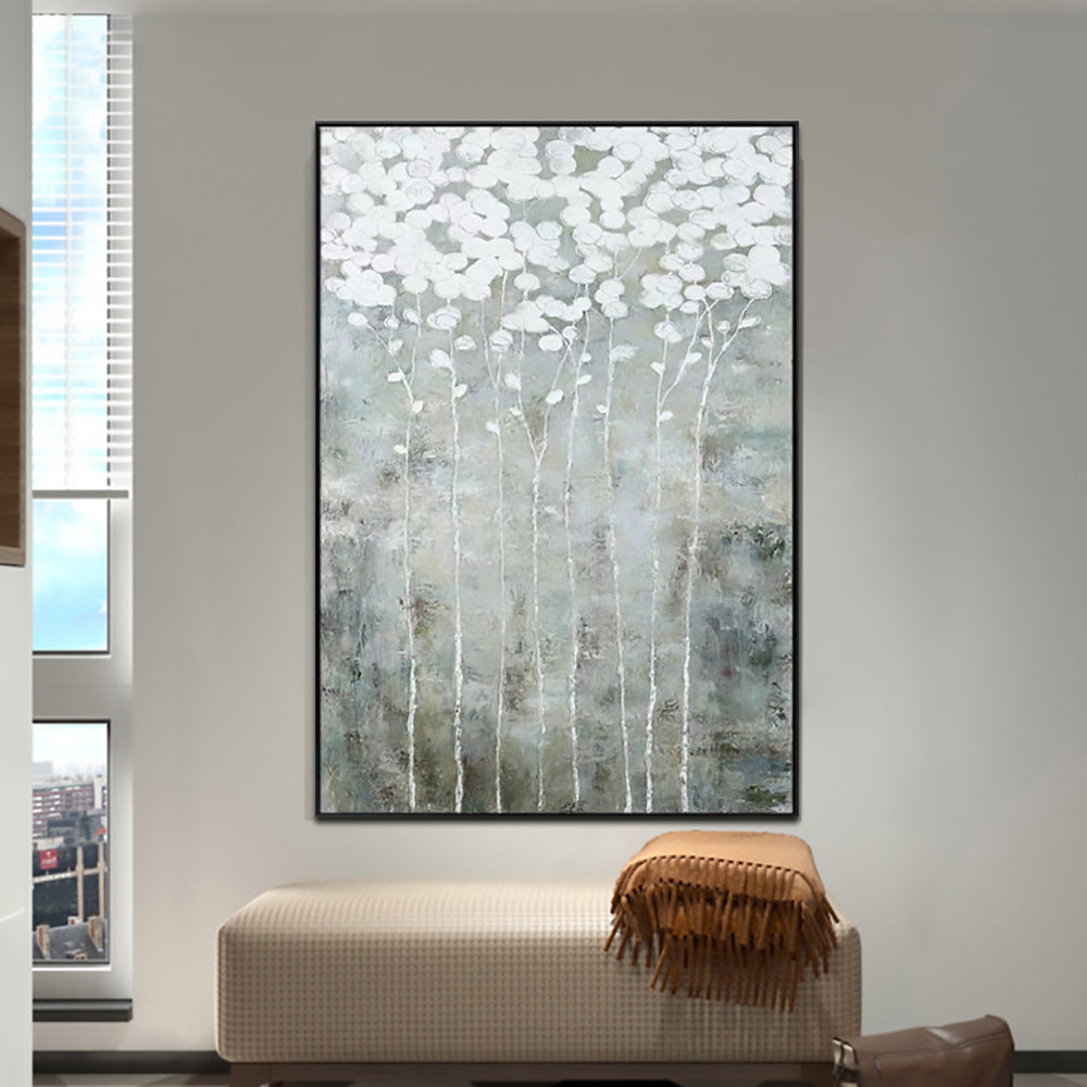 The Towering White Trees Painting