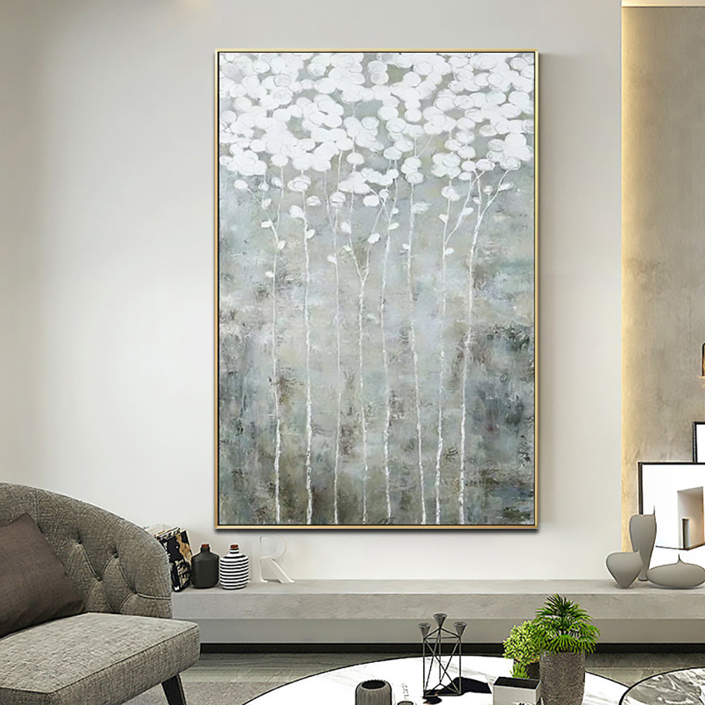 The Towering White Trees Painting