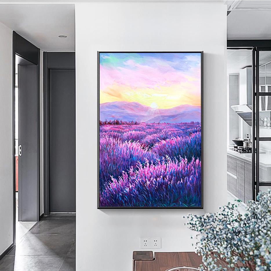 Lavender Fields Painting