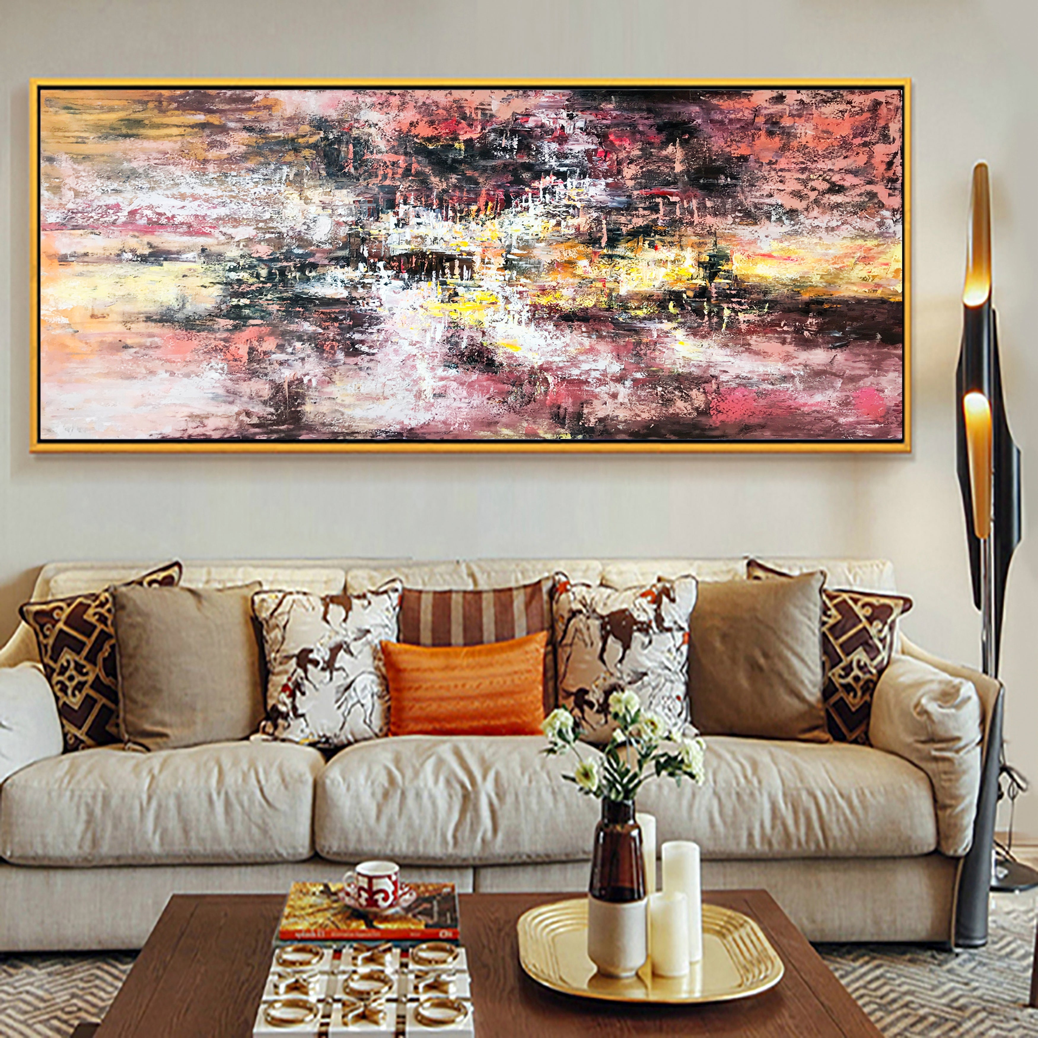 Red Velvet Blossoming Painting