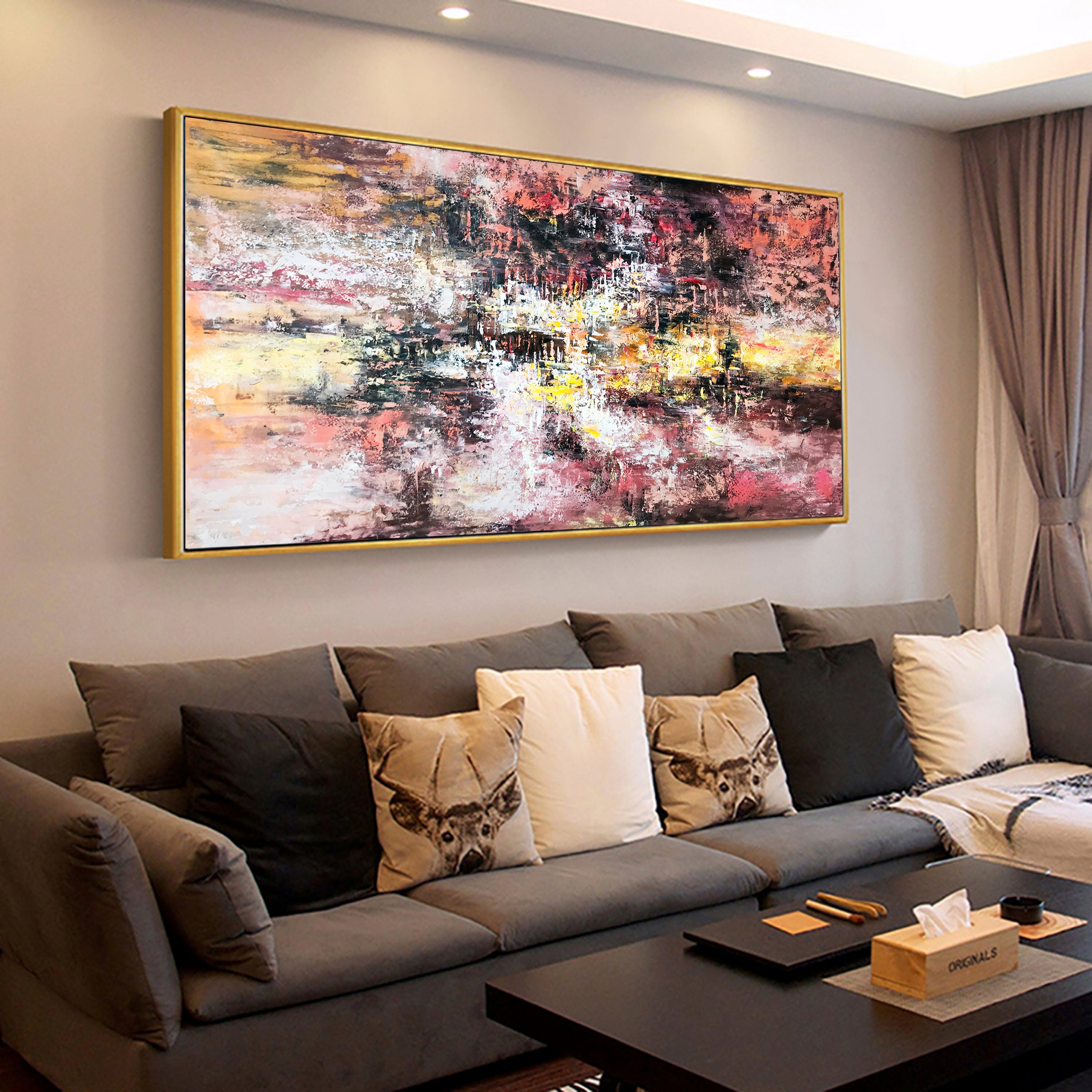 Red Velvet Blossoming Painting