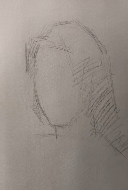 Custom expressive pencil sketch portrait from photo - gallery image 5