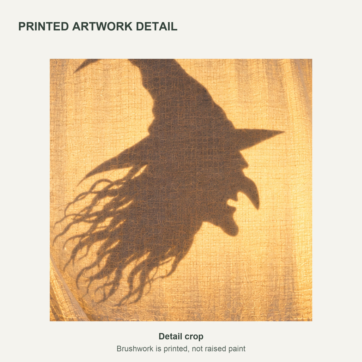 Midnight Shadow Theatre — cropped printed artwork detail — image 06