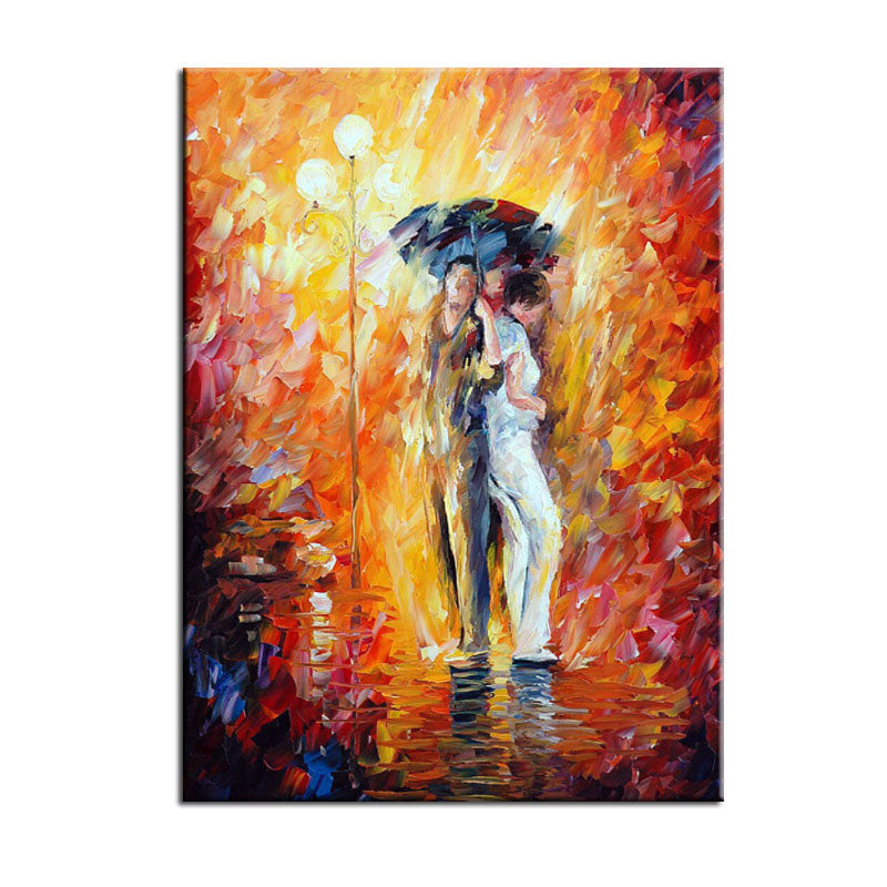 Colorful Rain Painting
