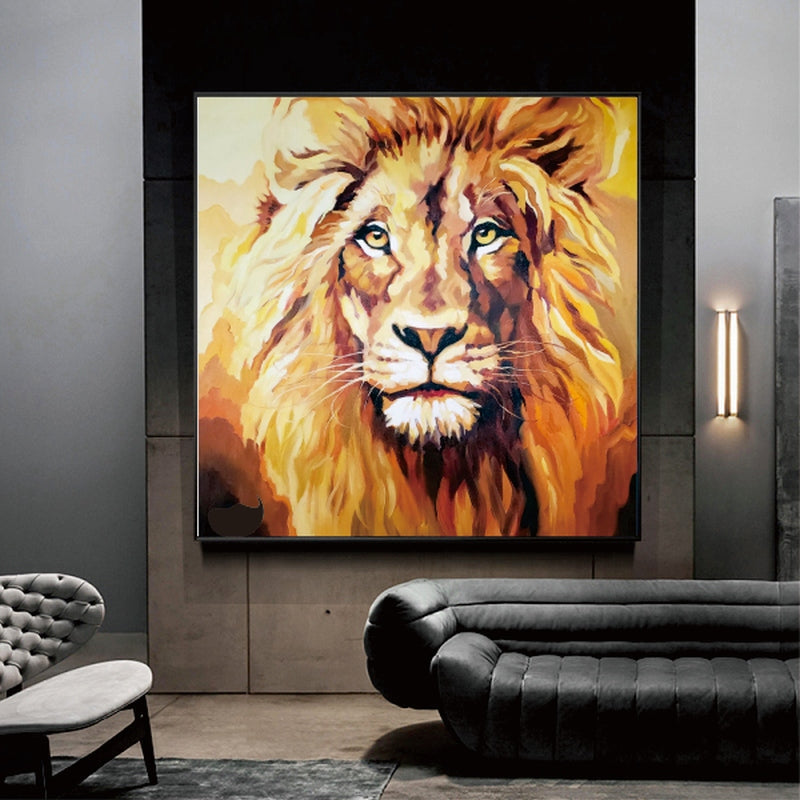 The Golden Lion Painting