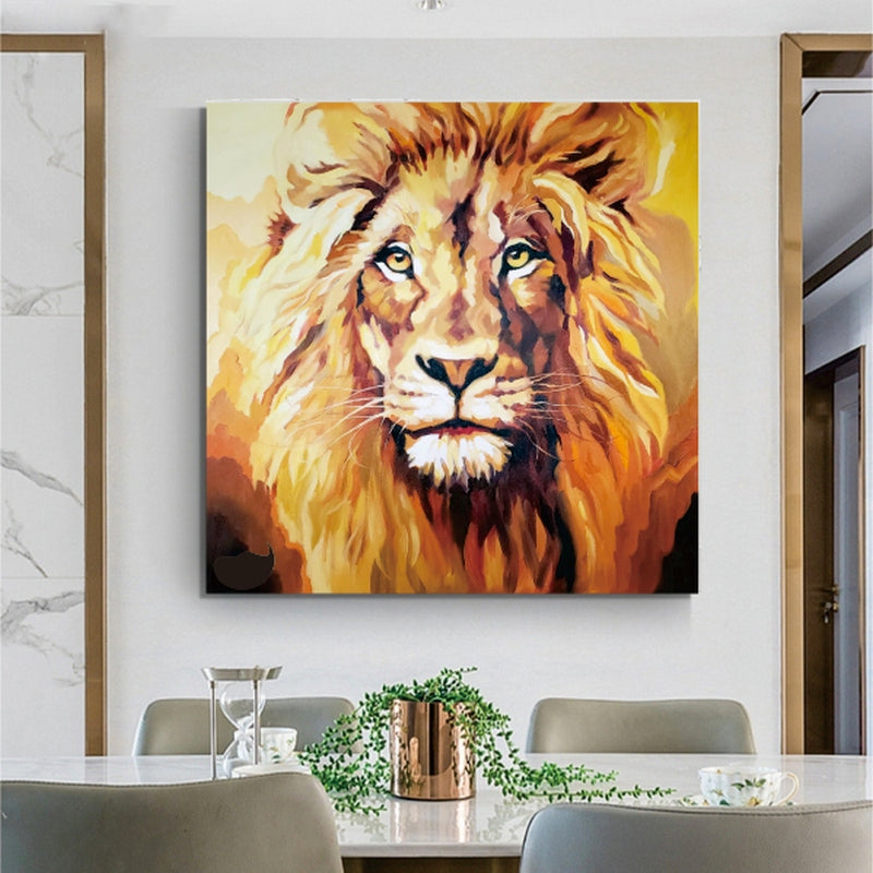 The Golden Lion Painting
