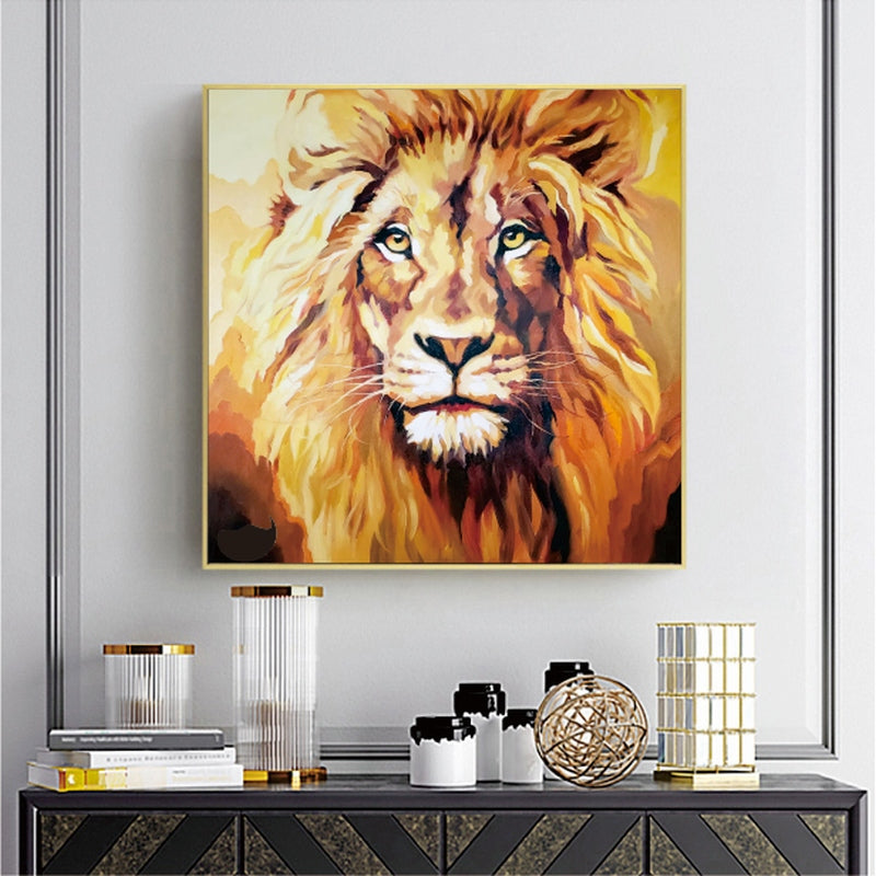 The Golden Lion Painting
