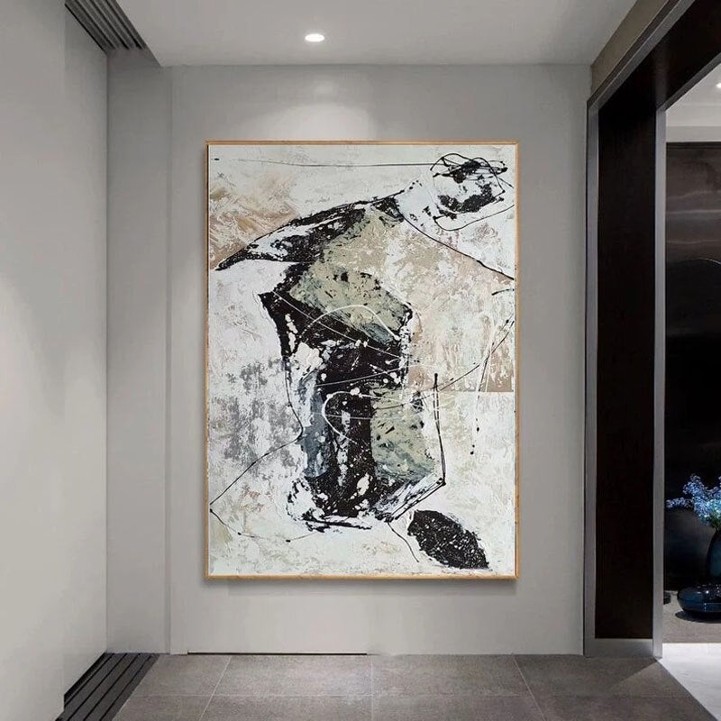 Snow-Covered Traveller Painting