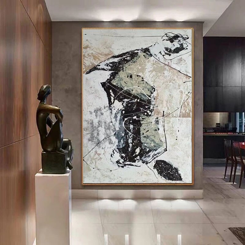 Snow-Covered Traveller Painting