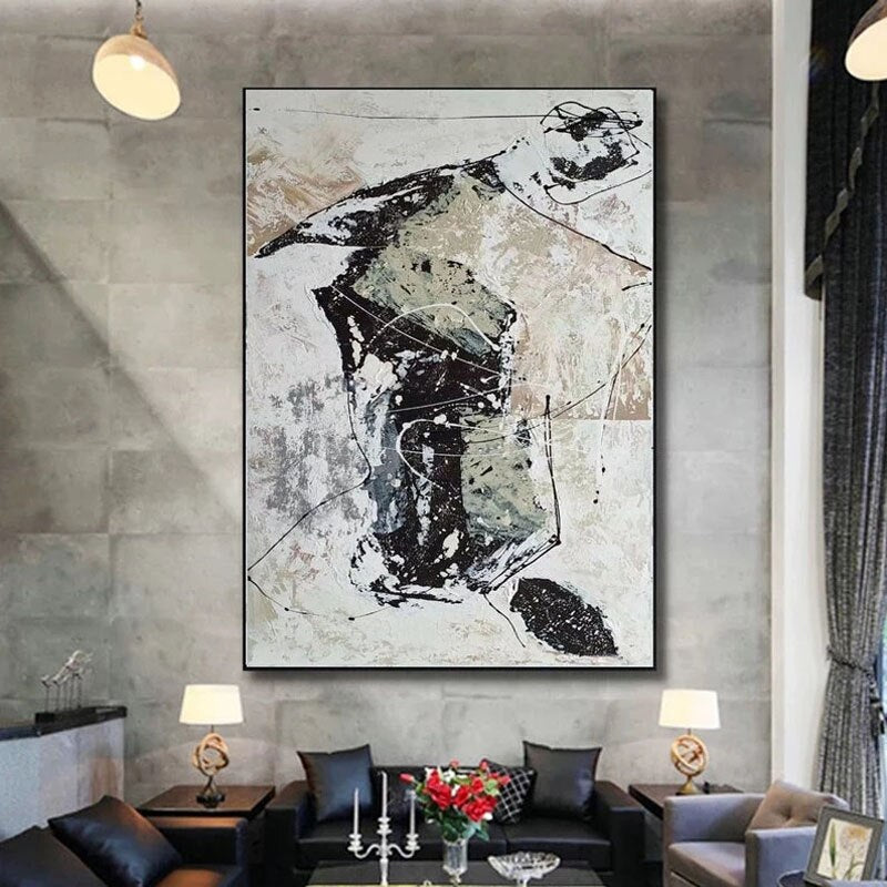 Snow-Covered Traveller Painting