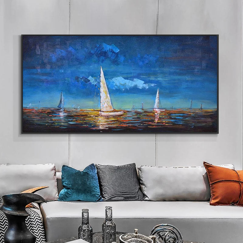 Night on the Ocean Painting