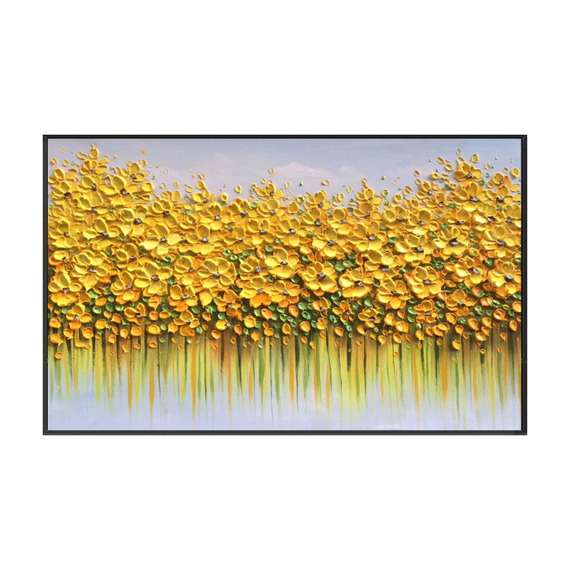 Golden Lilies Painting