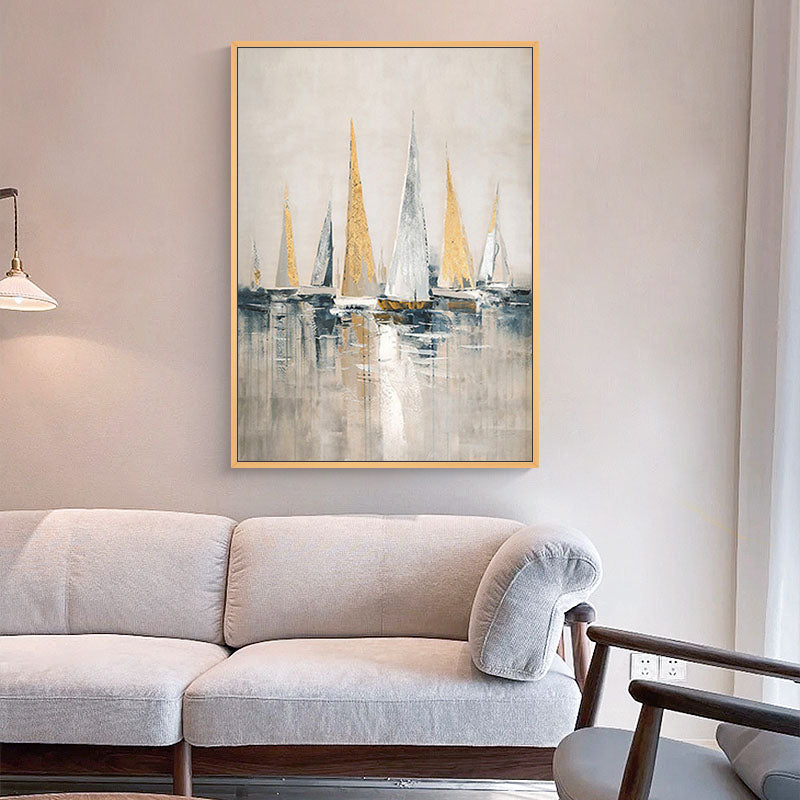 Sailing with Friends Painting