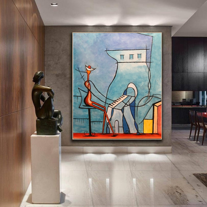 Música de la Noche Painting