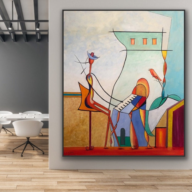 Música del Día Painting