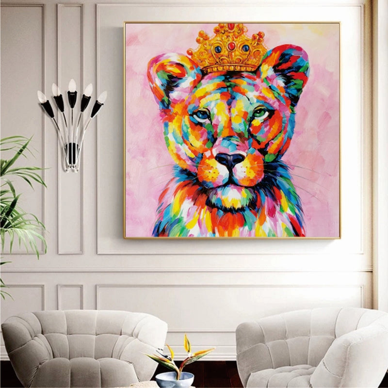 The Lion Princess Painting