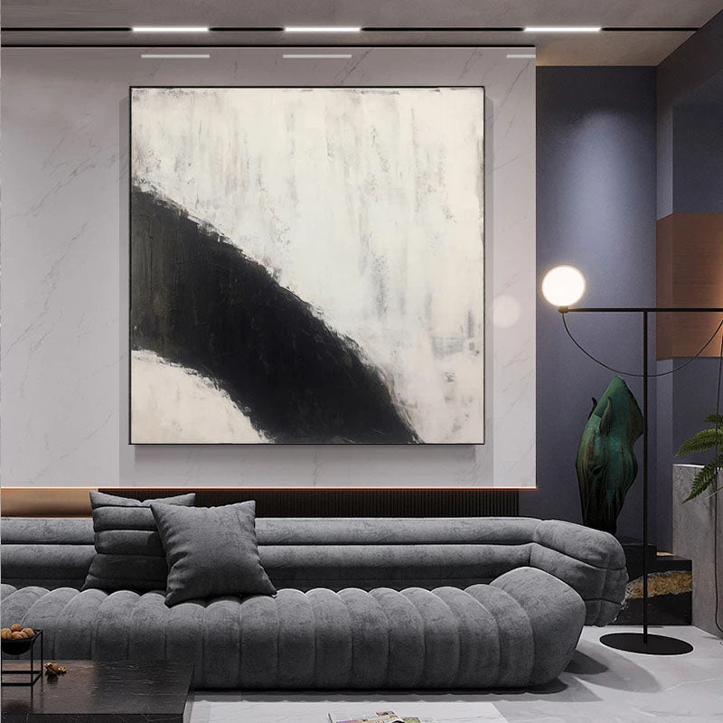 A Single Road Painting