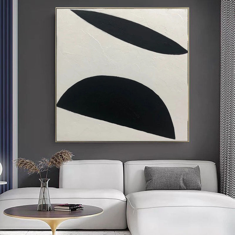 Black Leaflets Painting