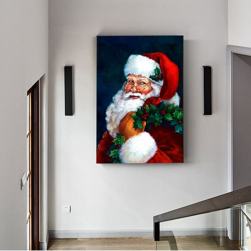 The Smiling Santa Painting