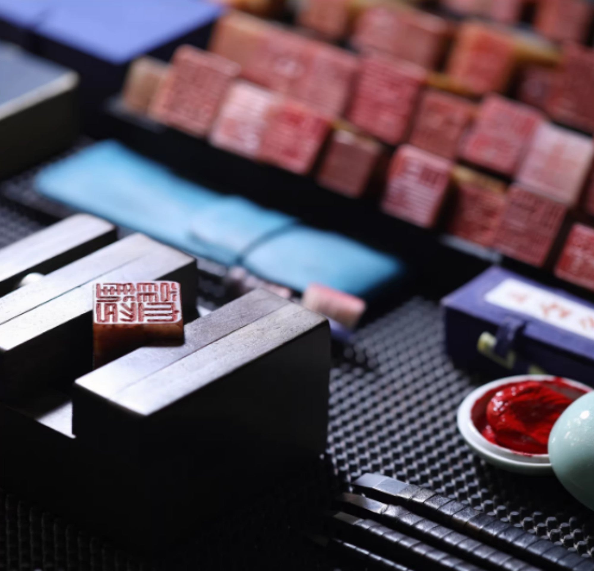 Custom Engraved Name or Words | Includes Ink & Ink Pad | Handmade Gift