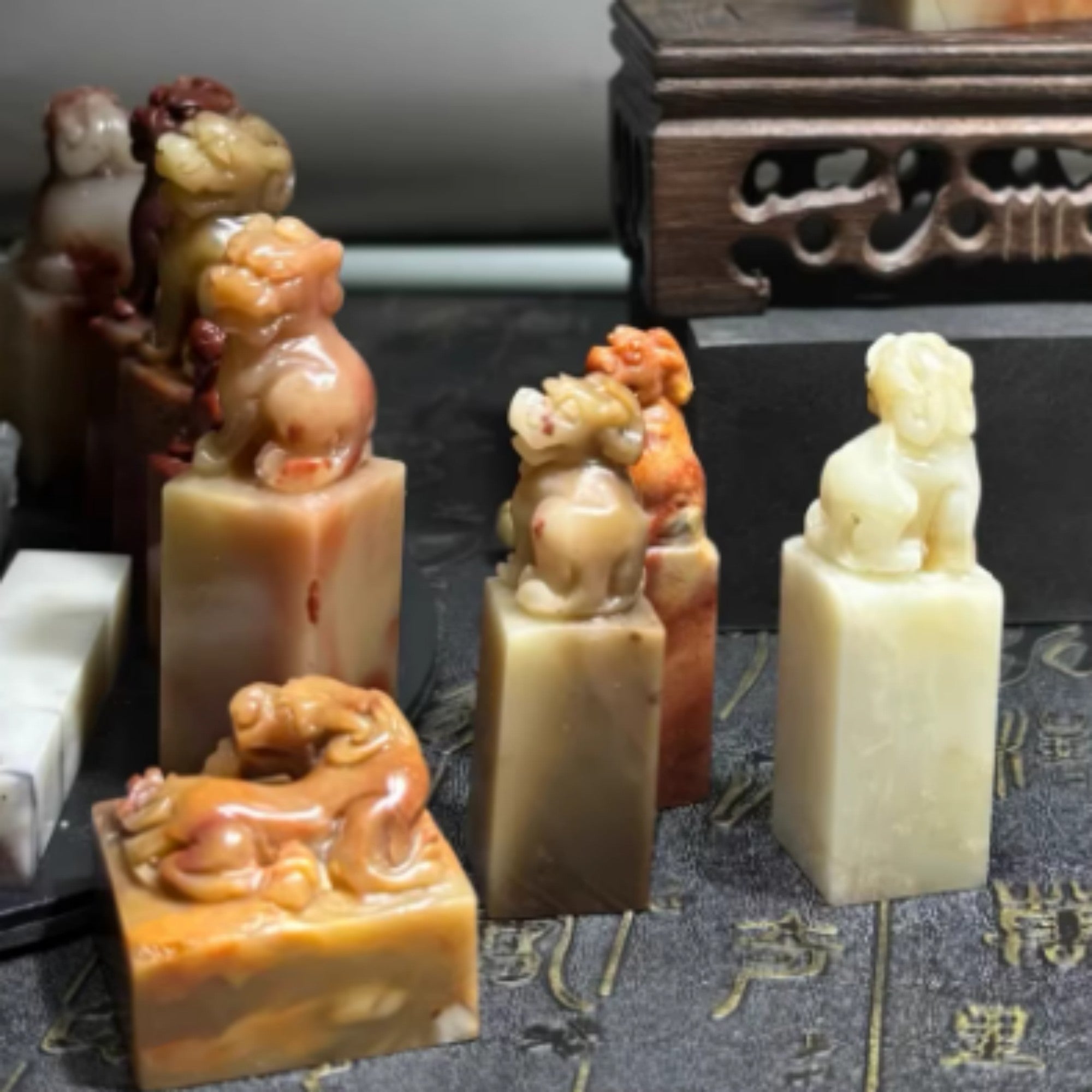 Custom Engraved Name or Words | Includes Ink & Ink Pad | Handmade Gift