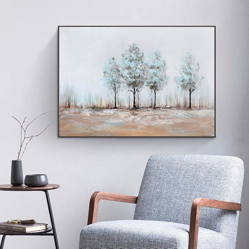 Winter‘s Backyard Painting