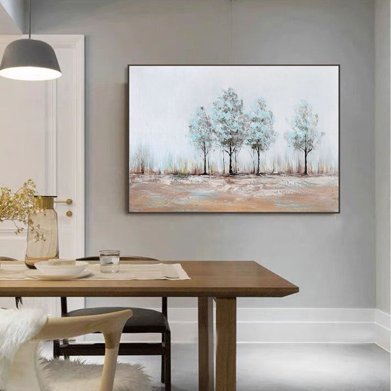 Winter‘s Backyard Painting