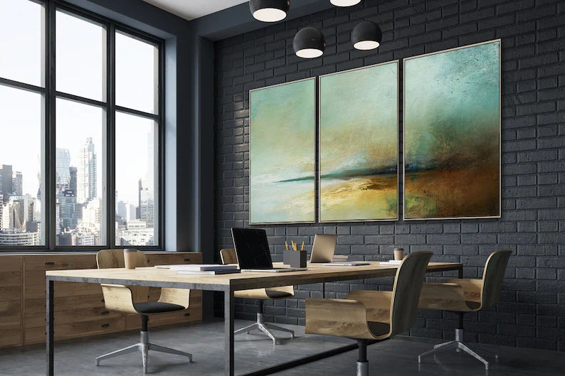 Beach at night Painting