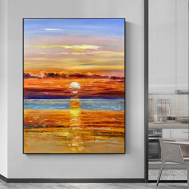 The Setting Sun Painting