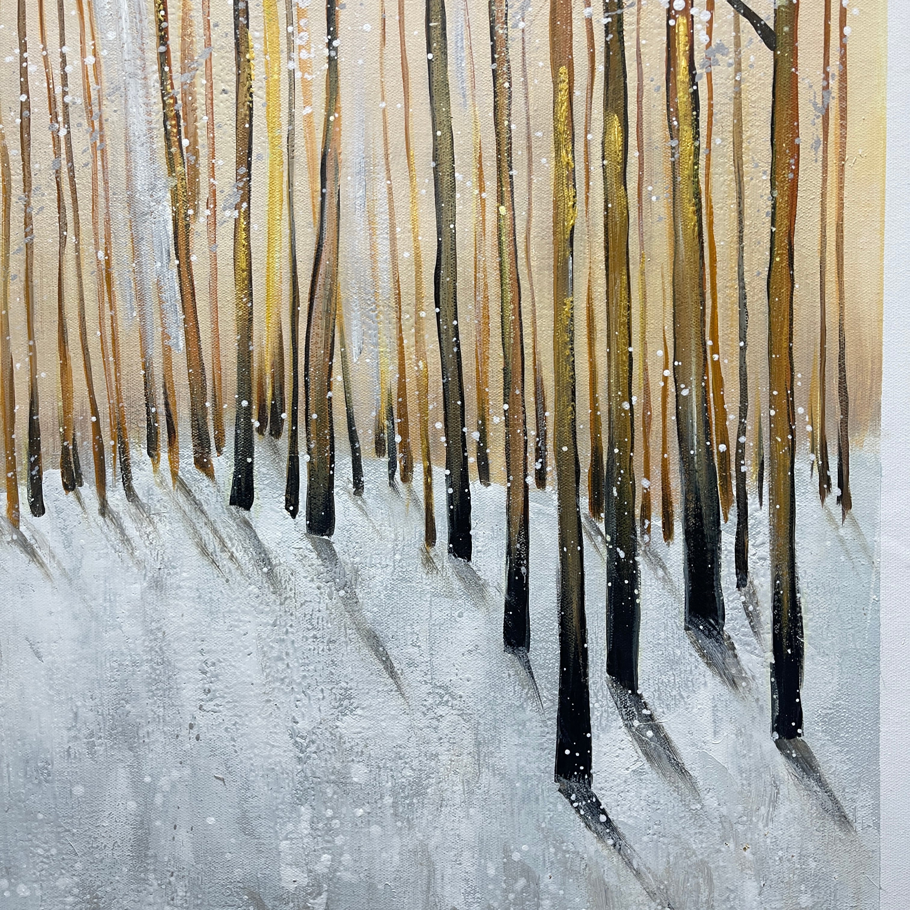 Trees in Spring Painting