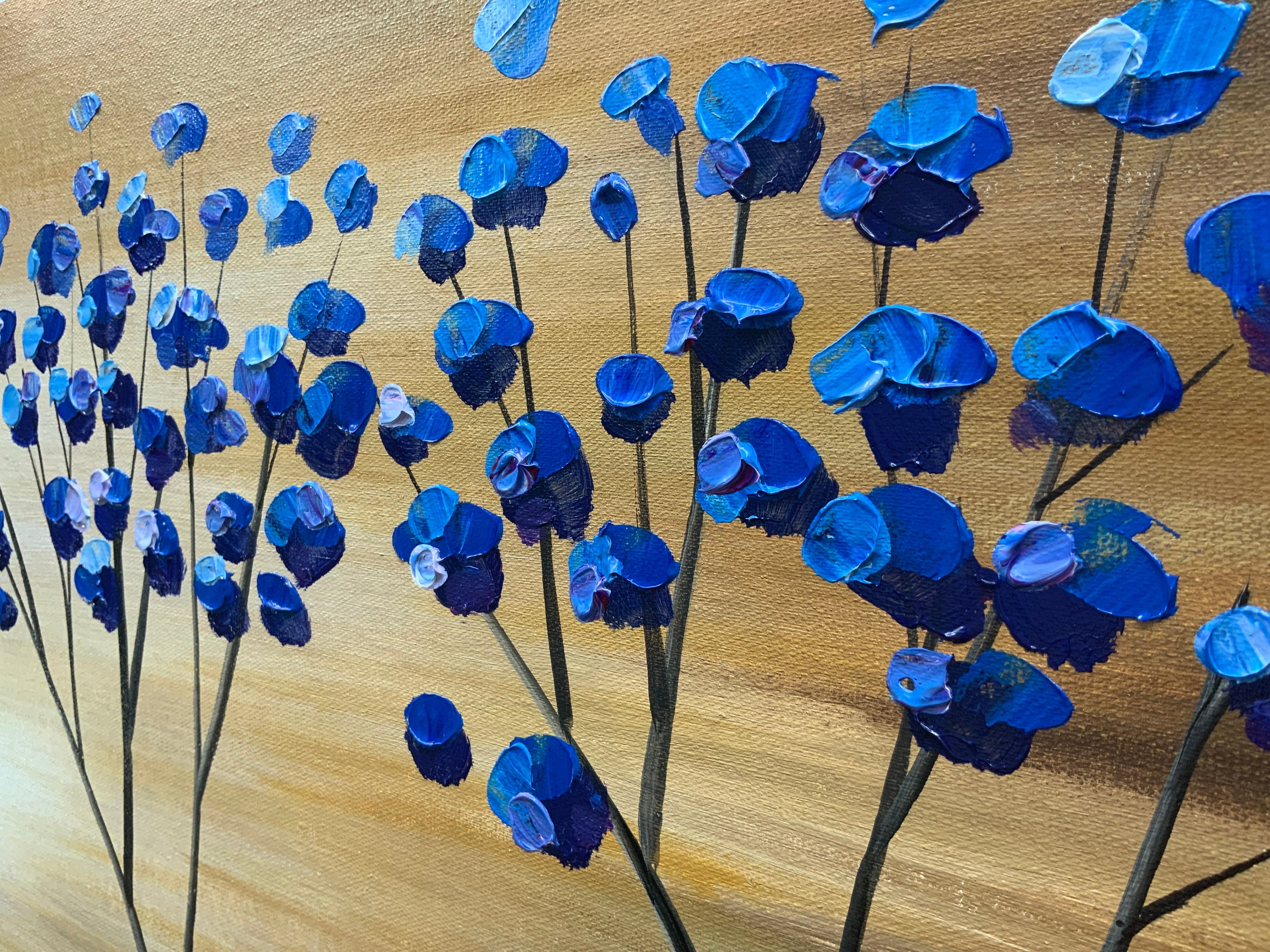 Blue Savanna Painting