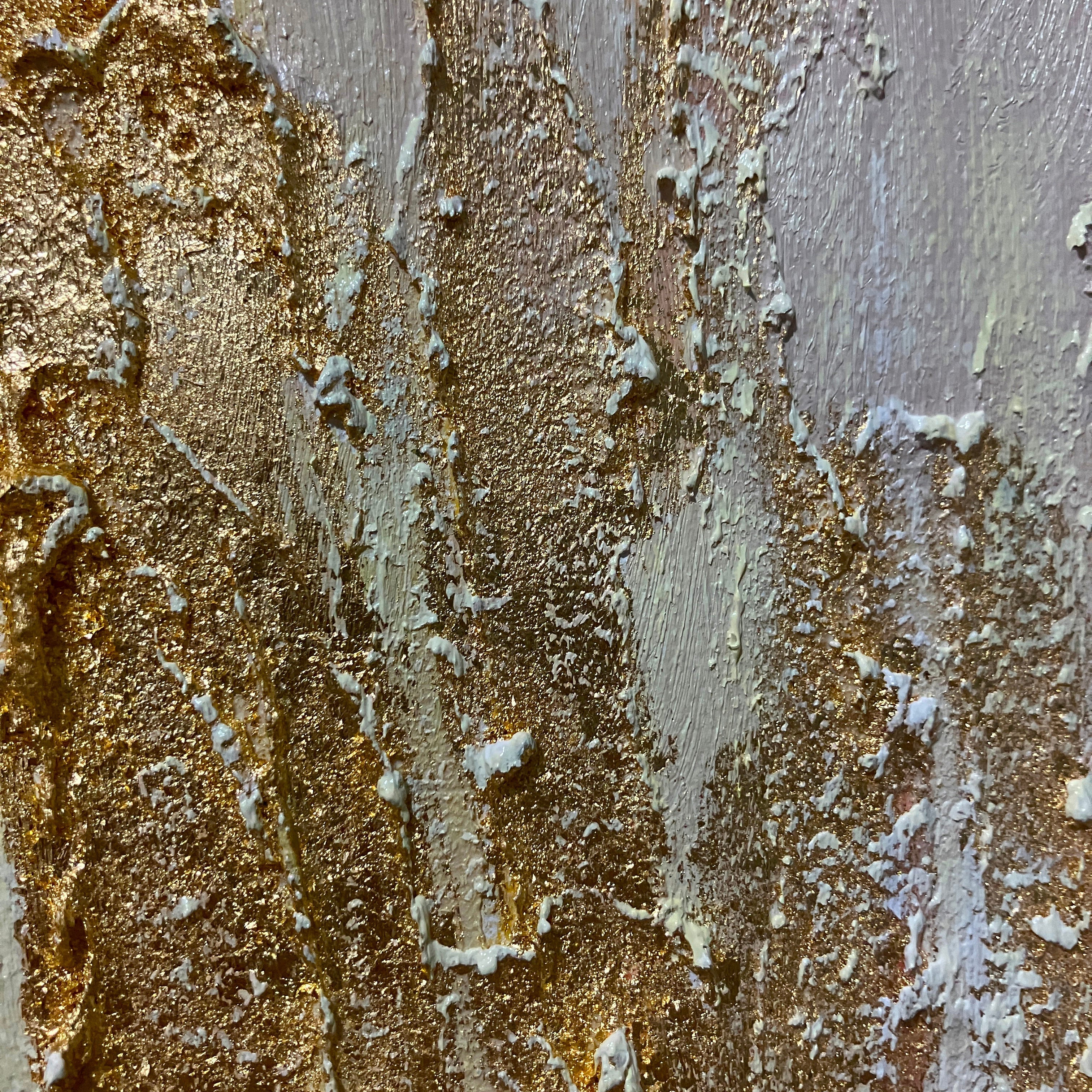 Golden Nebula Painting