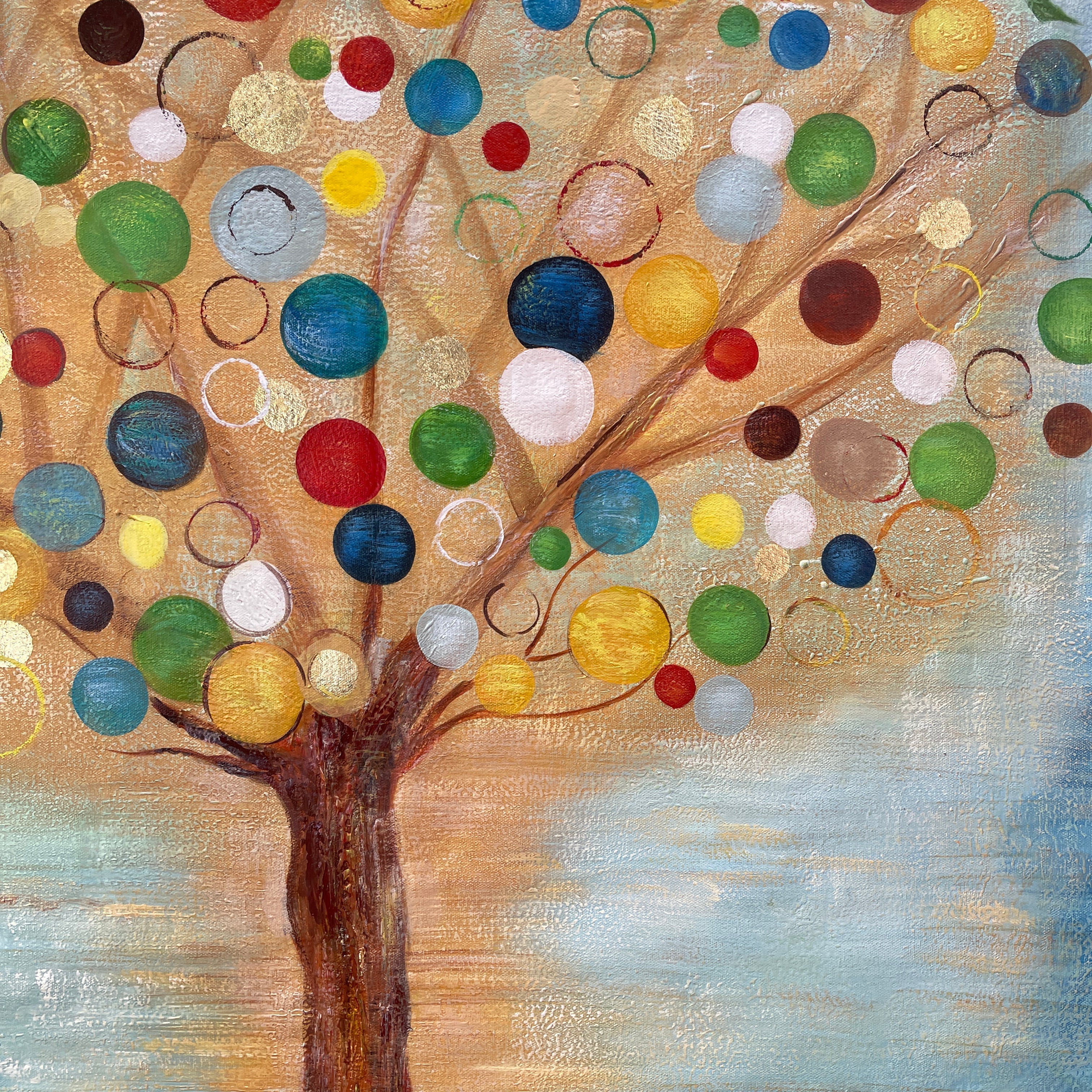 Marble Tree Painting