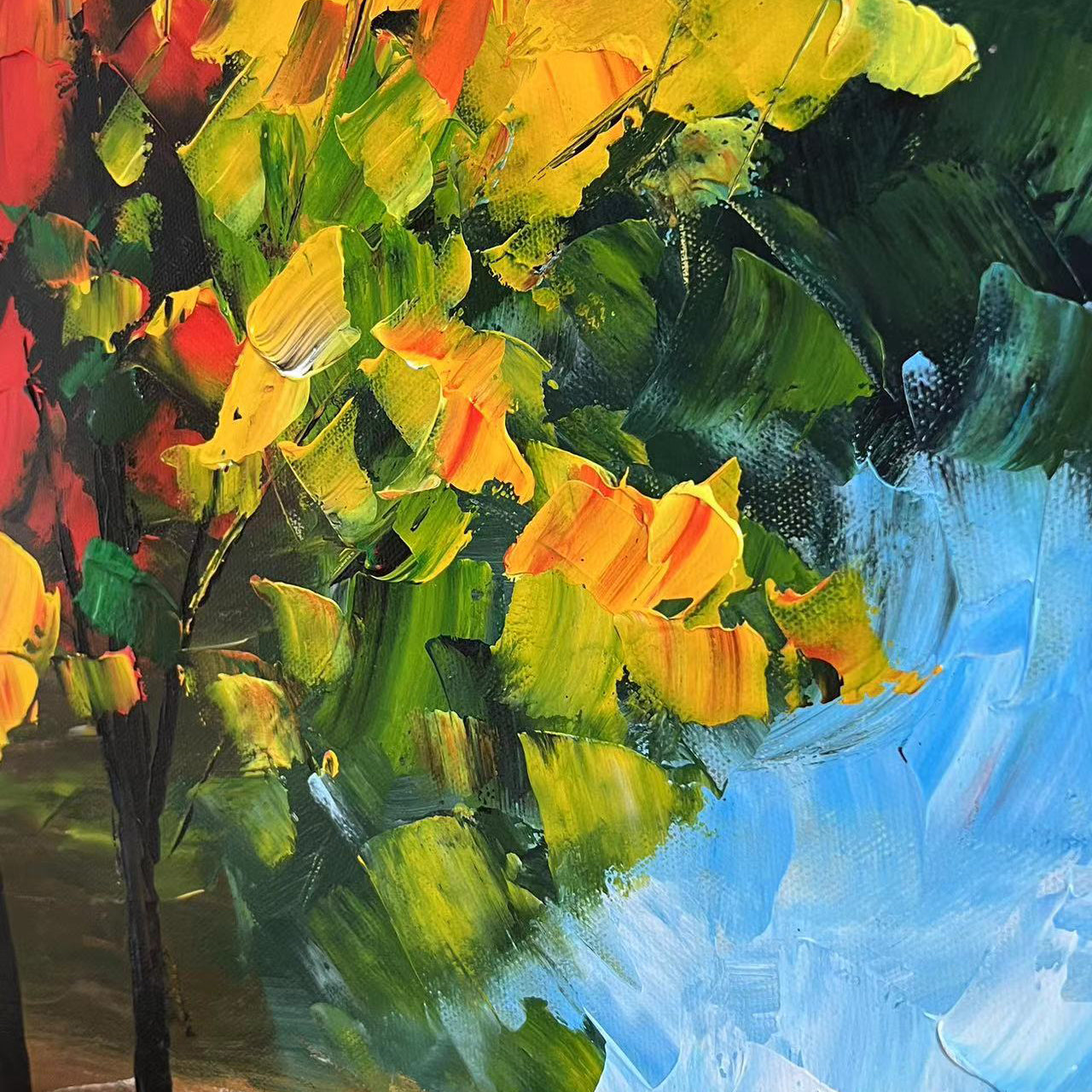 Bellflower Park Painting