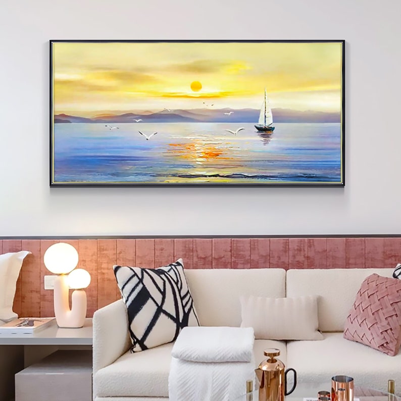 Sailing to the Sunset Painting