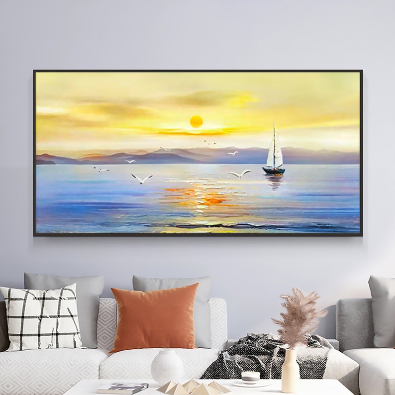 Sailing to the Sunset Painting