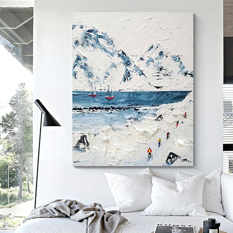 Winter in the Fjords Painting