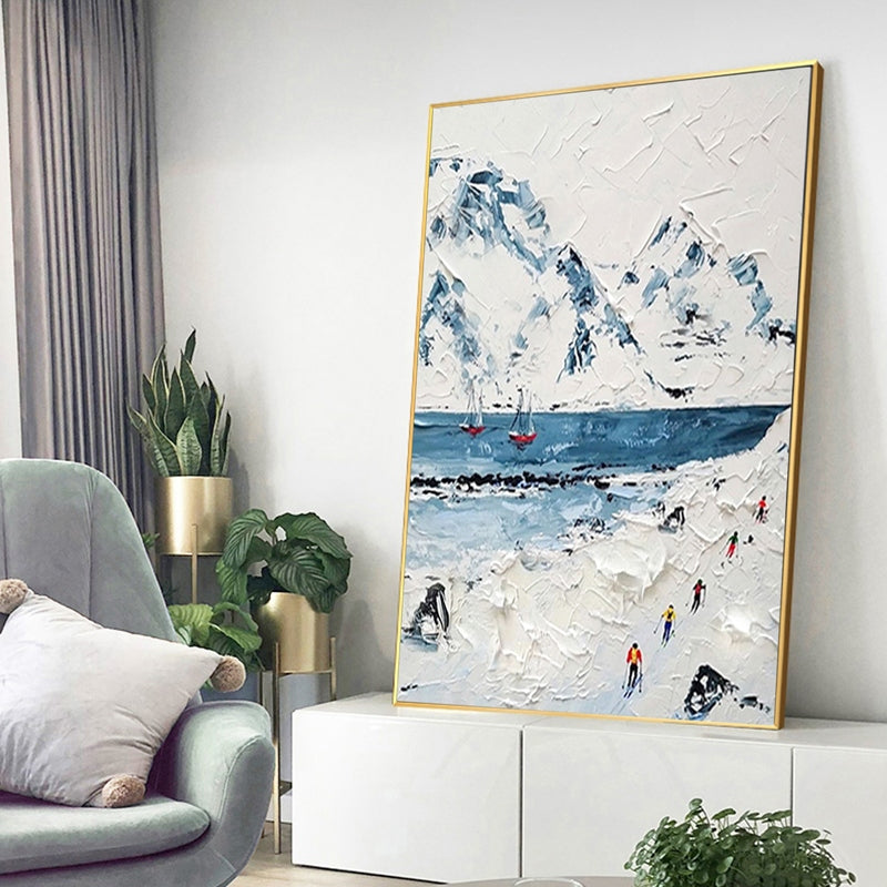 Winter in the Fjords Painting