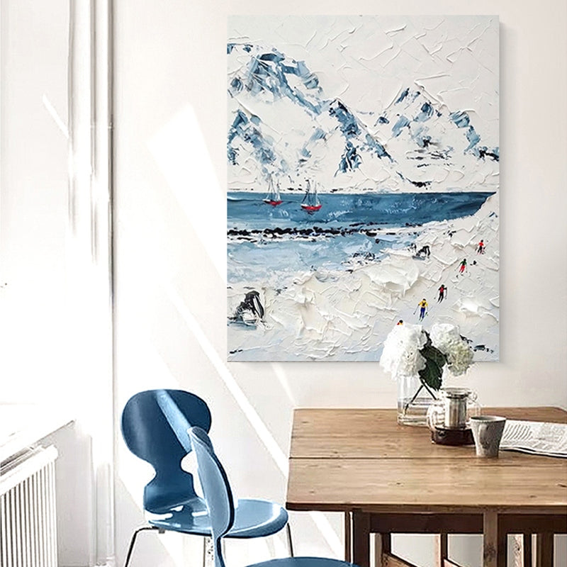 Winter in the Fjords Painting