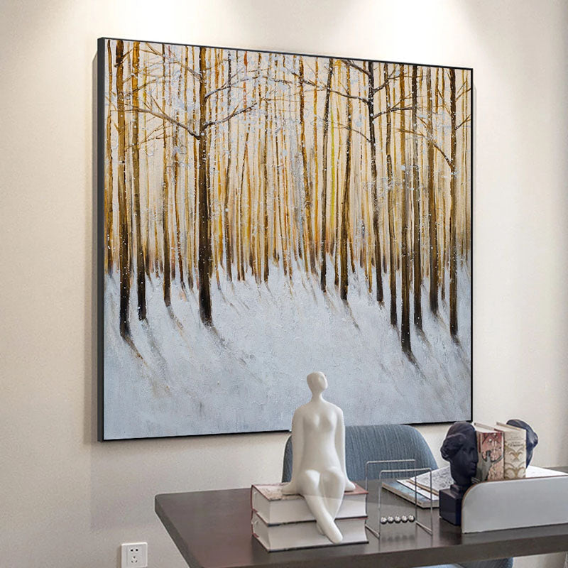 Trees in Spring Painting