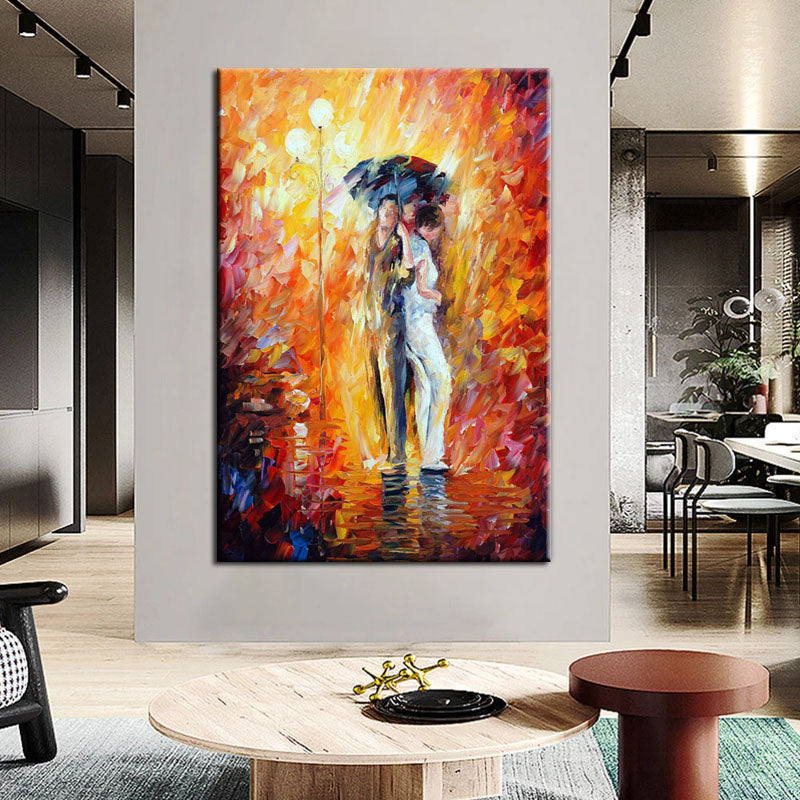 Colorful Rain Painting