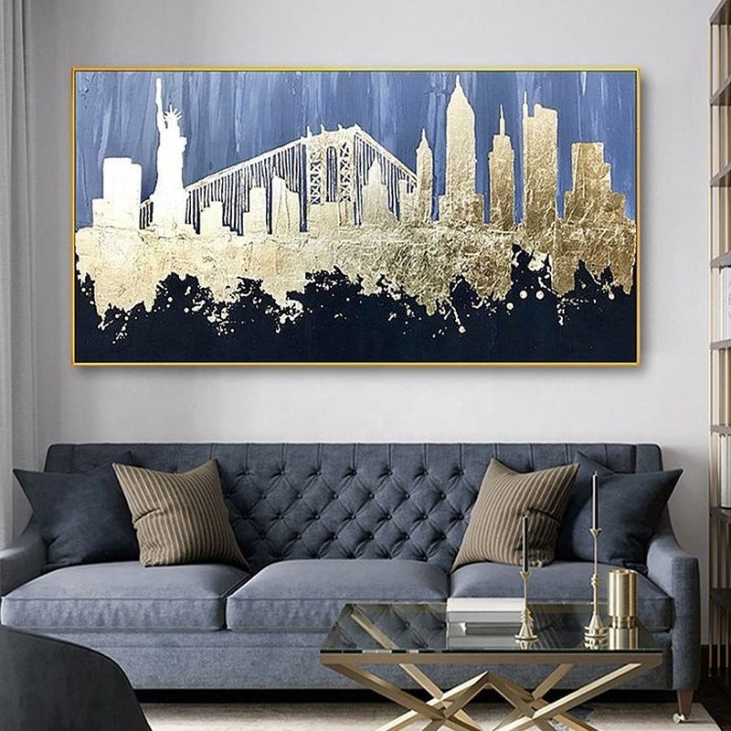 NY Gold Painting