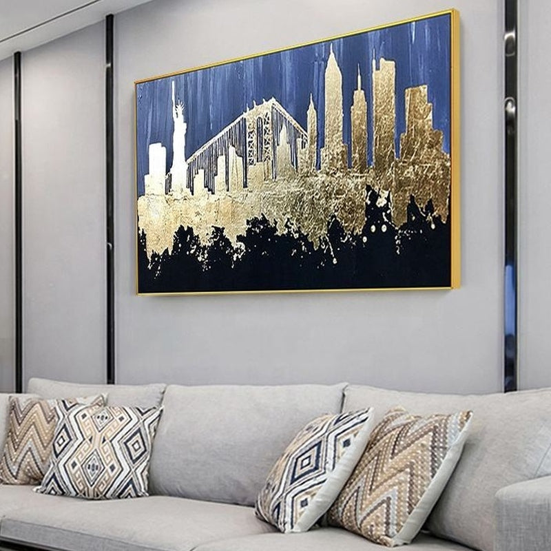 NY Gold Painting