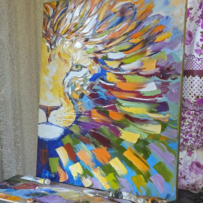 Colored Manes Painting