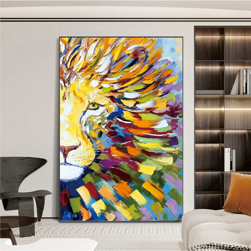 Colored Manes Painting