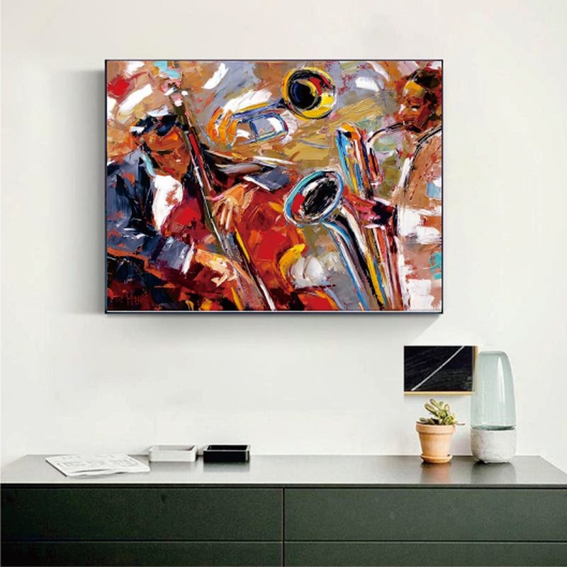 The Jazz Trio Painting
