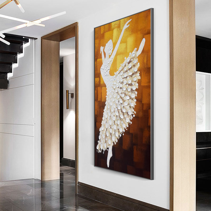 Lonely Swan Painting