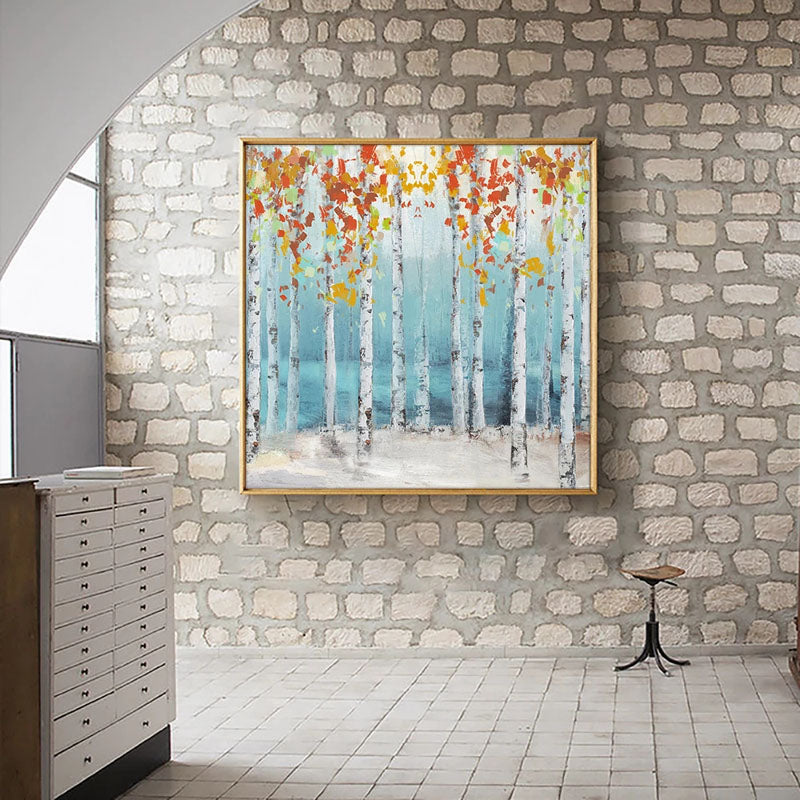 Forest Lake Painting