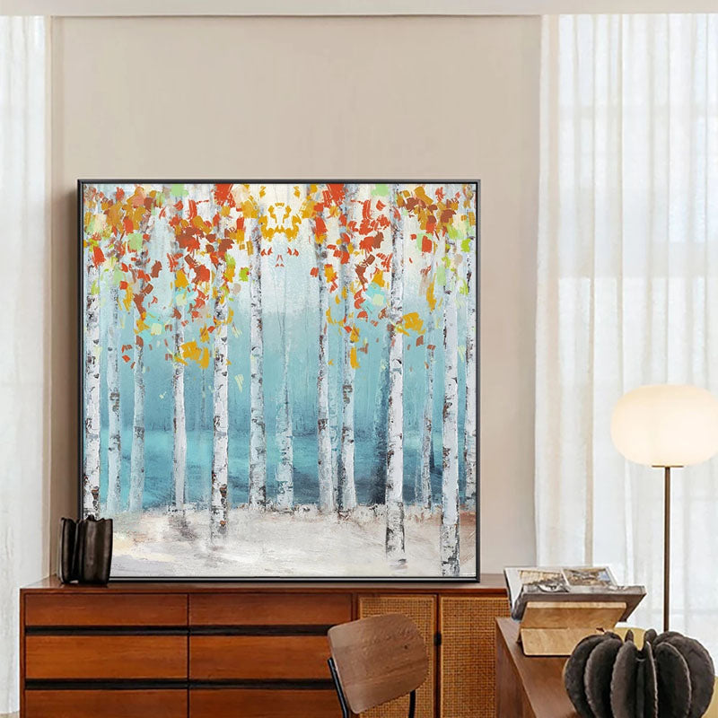 Forest Lake Painting