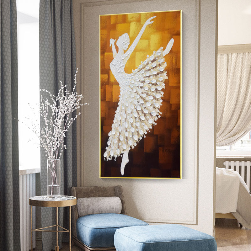 Lonely Swan Painting